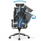 Chaise de directeur Yoga D avec corps en métal
