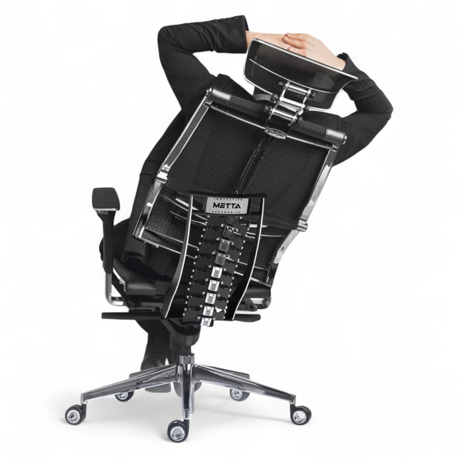 Chaise de directeur Yoga D avec corps en métal
