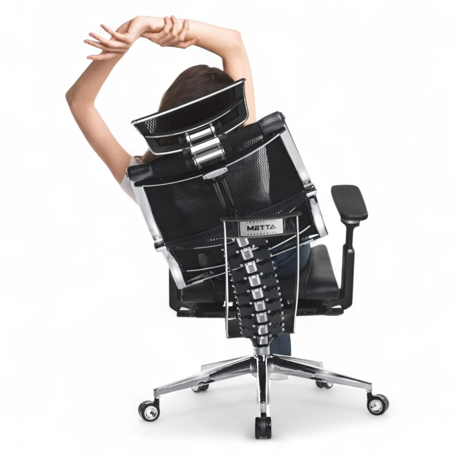 Chaise de directeur Yoga D avec corps en métal