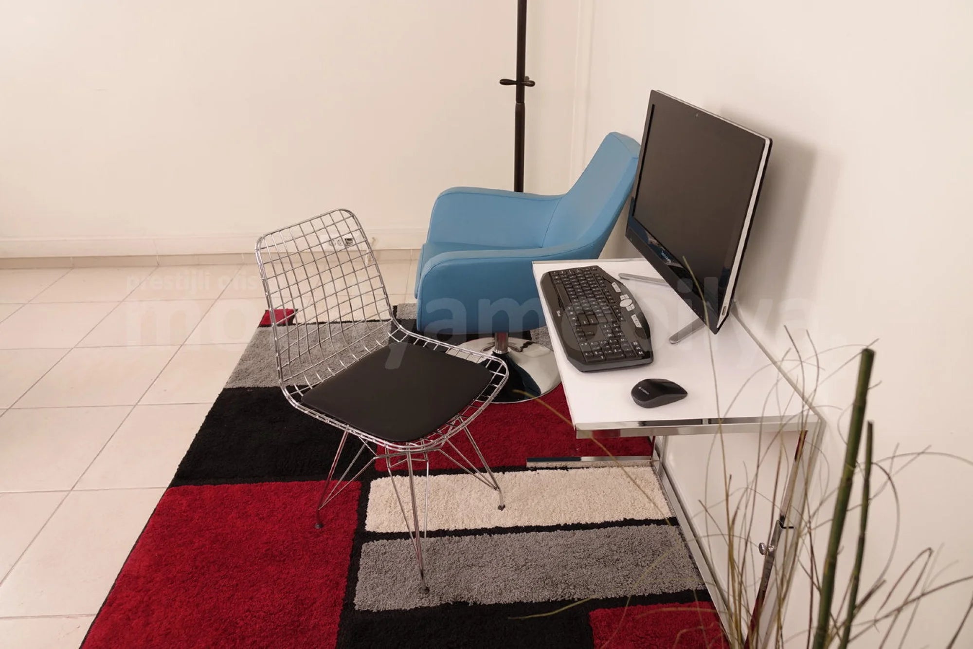 Bella Laptop Sehpası Highgloss Beyaz ISTANBUL-TSI