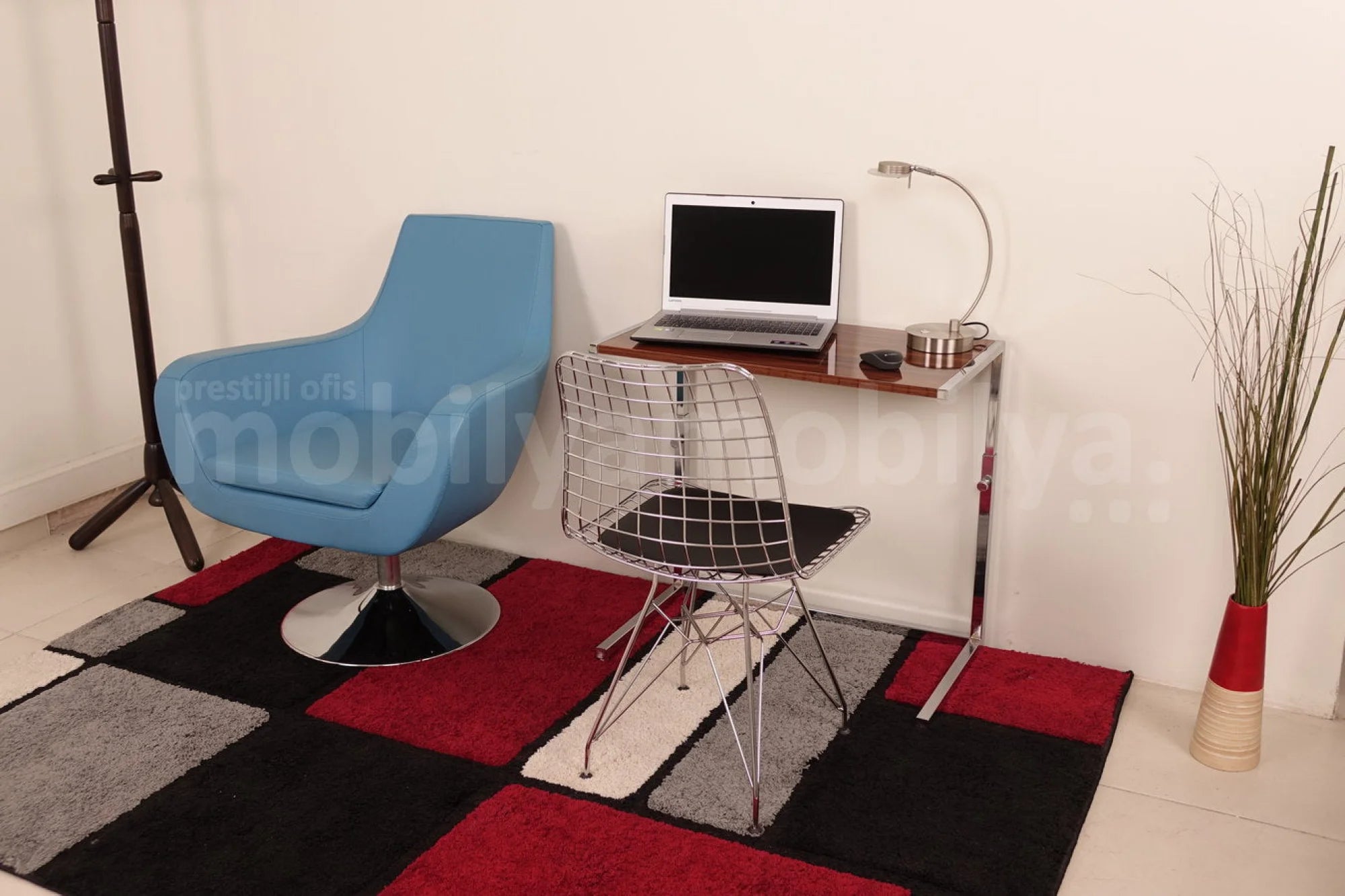 Bella Laptop Sehpası Highgloss Ceviz ISTANBUL-TSI
