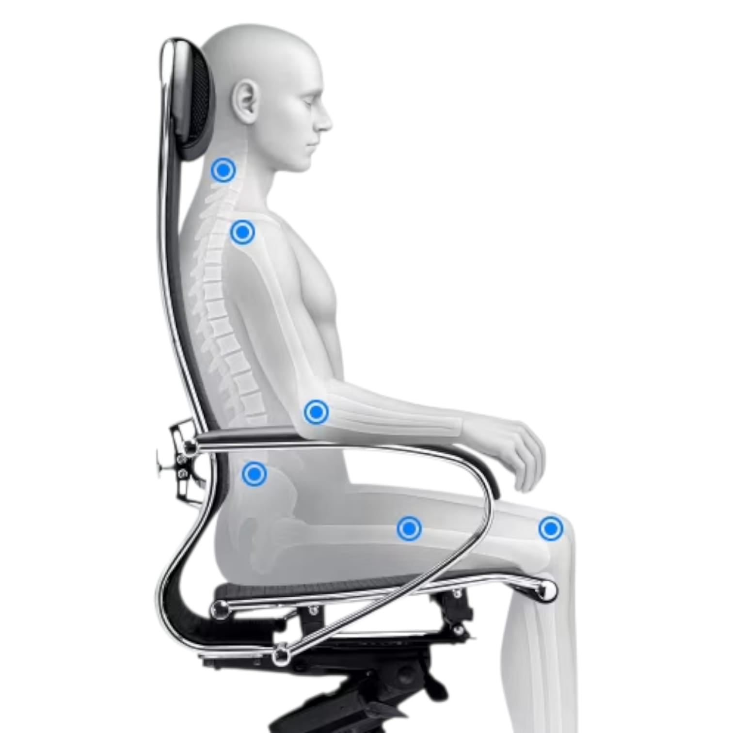 Metal Frame Samurai 3 Ergonomic Executive Chair