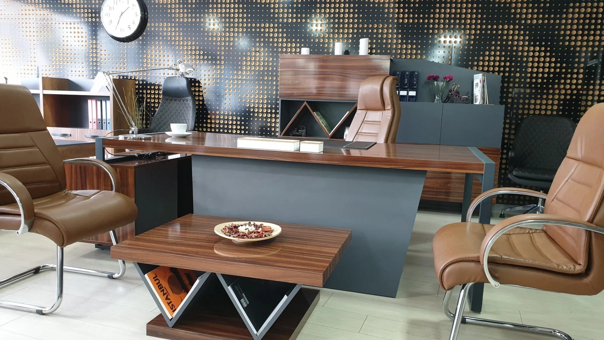İstanbul Ofis Çamlıca Ofis Masası Makam Takımı ISTANBUL