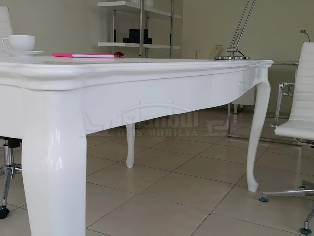 Lake Lukens Beyaz Ofis Çalışma Masası Alda ISTANBUL-TSI