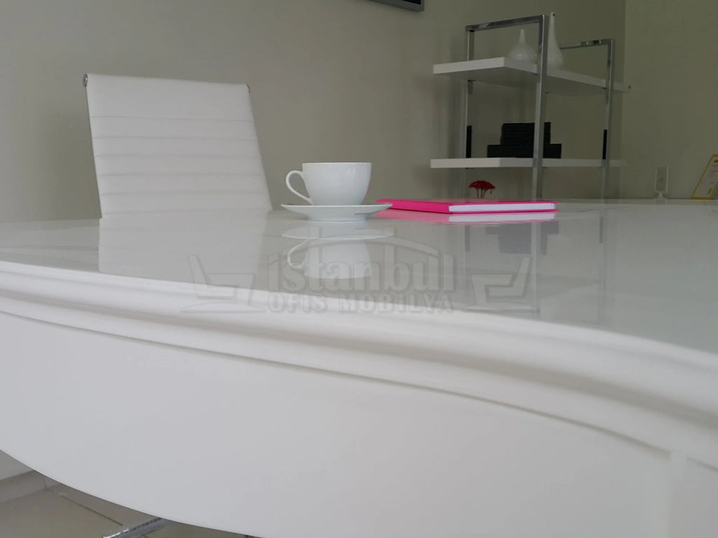 Lake Lukens Beyaz Ofis Çalışma Masası Alda ISTANBUL-TSI