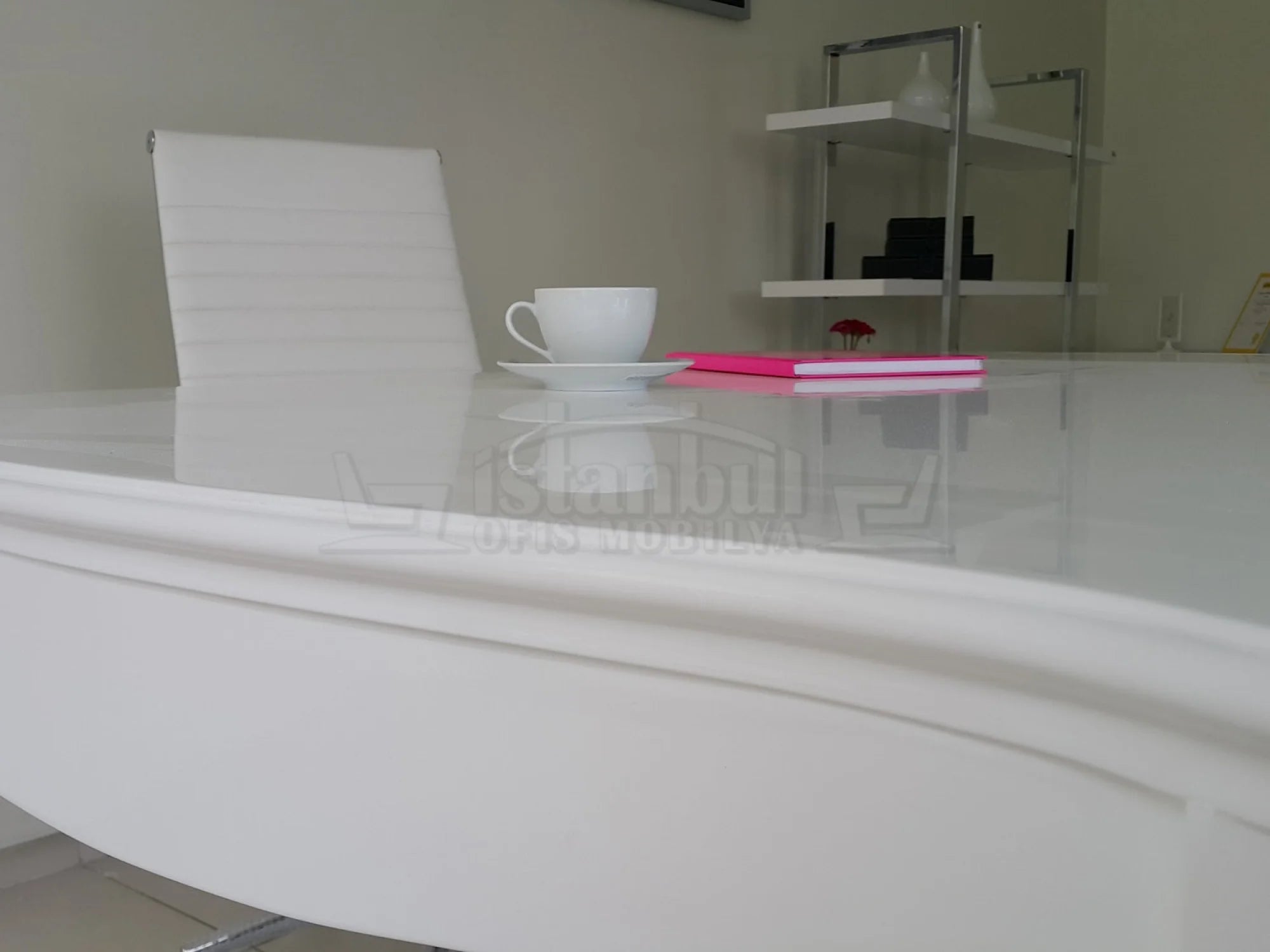 Lake Lukens Beyaz Ofis Çalışma Masası Alda ISTANBUL-TSI