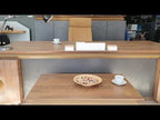 VIP Chefsessel-Set "İmza" Nussbaum und Lack