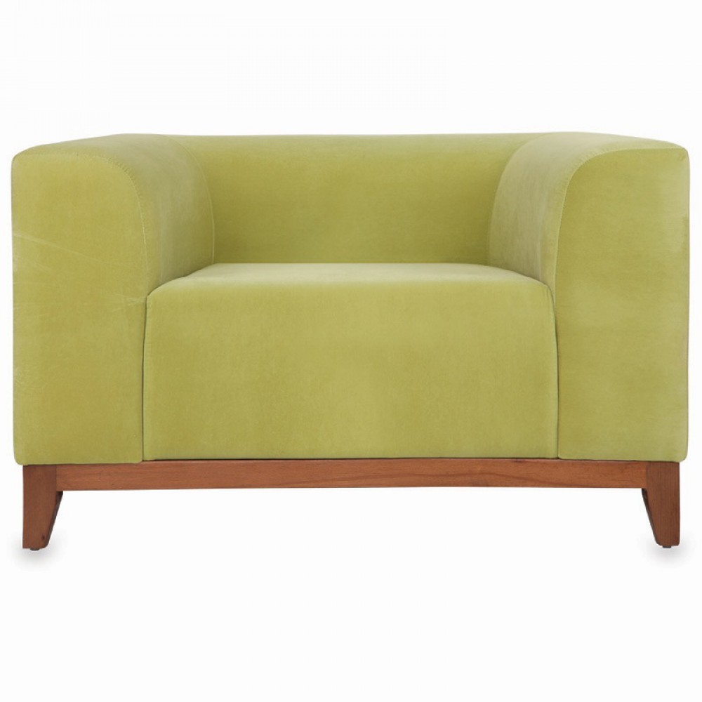 Tief Holz Single Seater Sofa