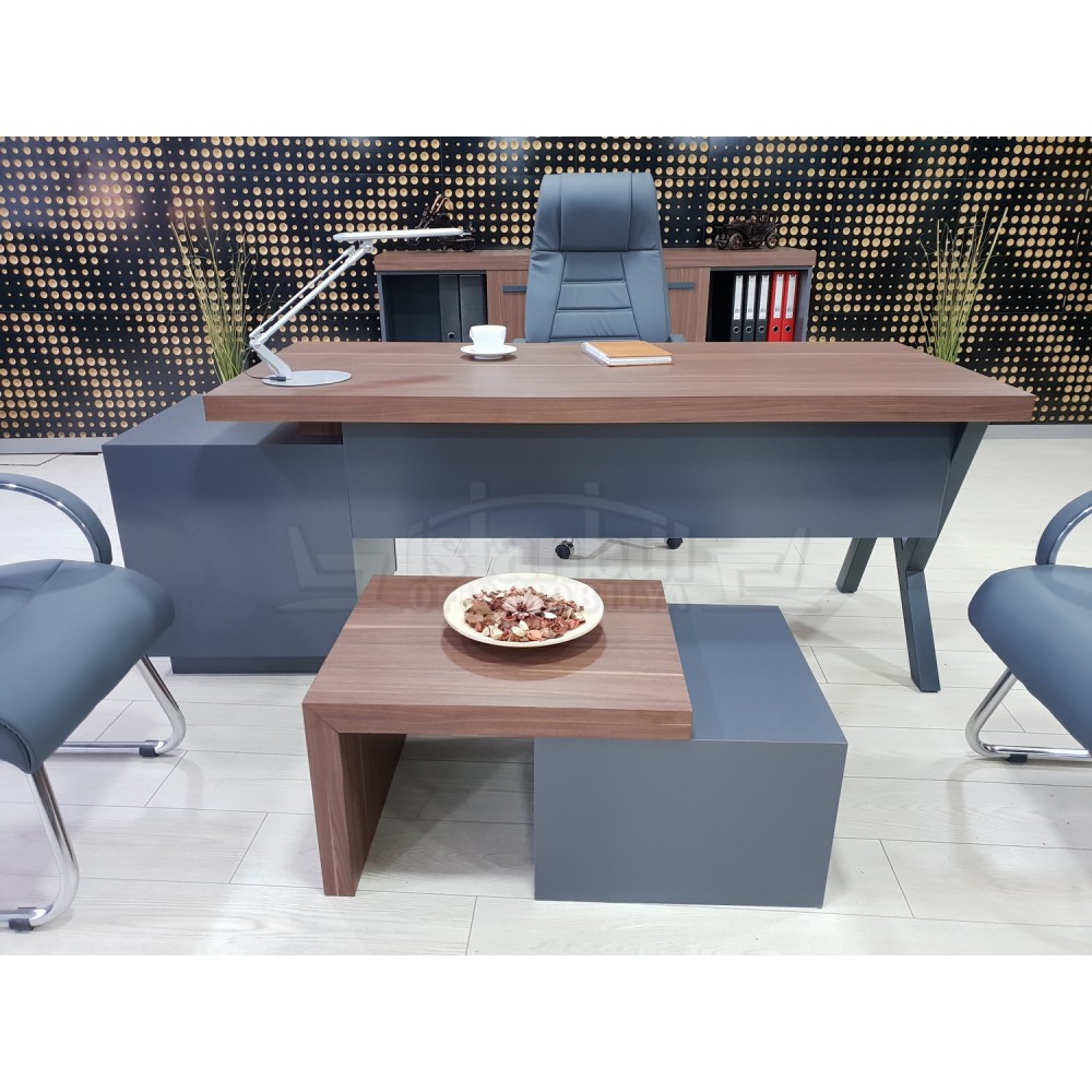 Istanbul Büro Executive Office Canberra - Anthrazit Walnut