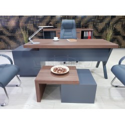 Istanbul Büro Executive Office Canberra - Anthrazit Walnut