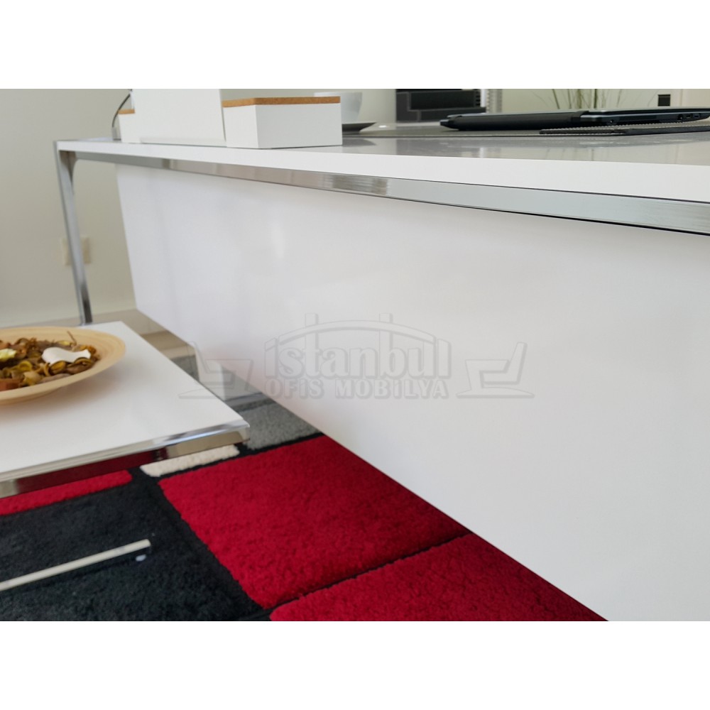 Apple-Istanbul-Büro-Schreibtisch Executive Office Hg. Weiß