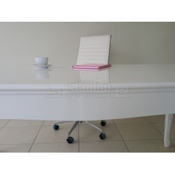 Lukens See Alta White Büro-Schreibtisch