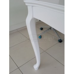 Lukens See Alta White Büro-Schreibtisch