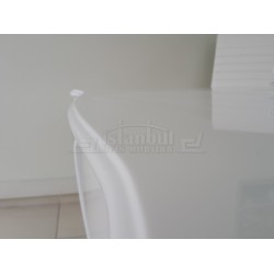 Lukens See Alta White Büro-Schreibtisch