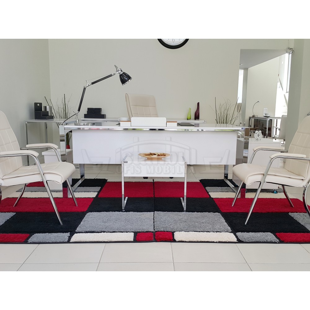 Apple-Istanbul-Büro-Schreibtisch Executive Office Hg. Weiß