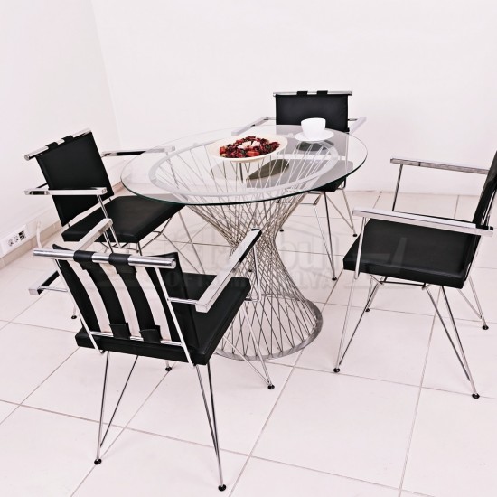 Glass Cafe Table Perla