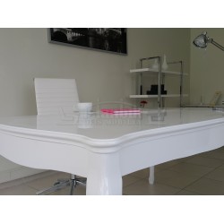 Lukens See Alta White Büro-Schreibtisch