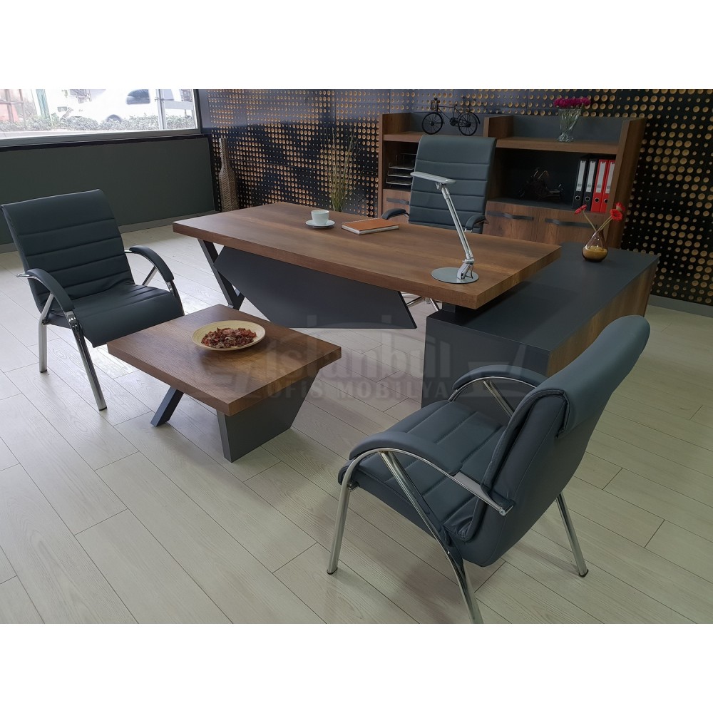 Istanbul Office Manager Tabelle Elegant - Barock Anthrazit