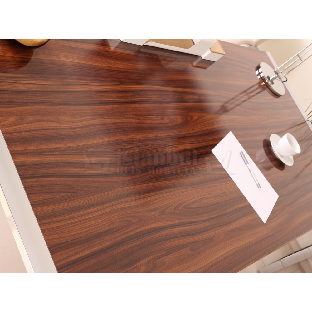 Apple-Istanbul-Büro-Schreibtisch Executive Office Hg. Nussbaum