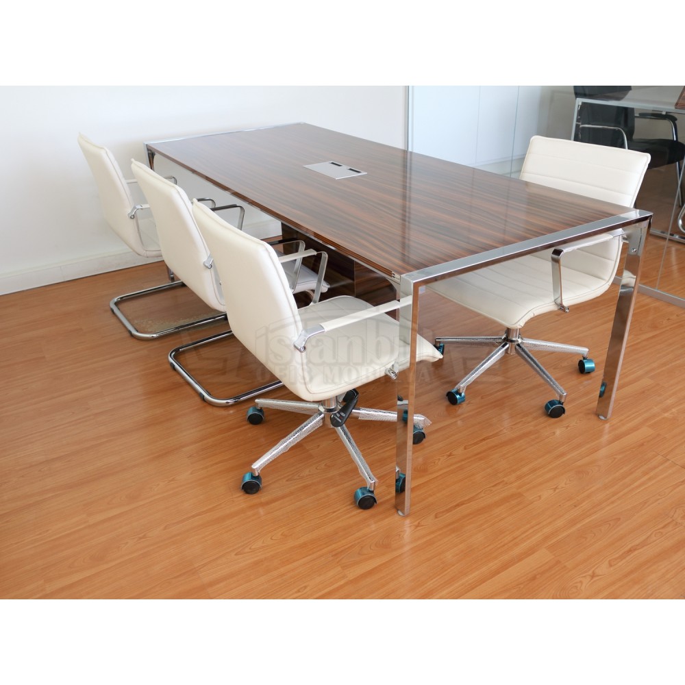 Apple-Seiten Offen Besprechungstisch Sockel-System