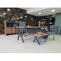 Istanbul Office Manager Tabelle Elegant - Barock Anthrazit