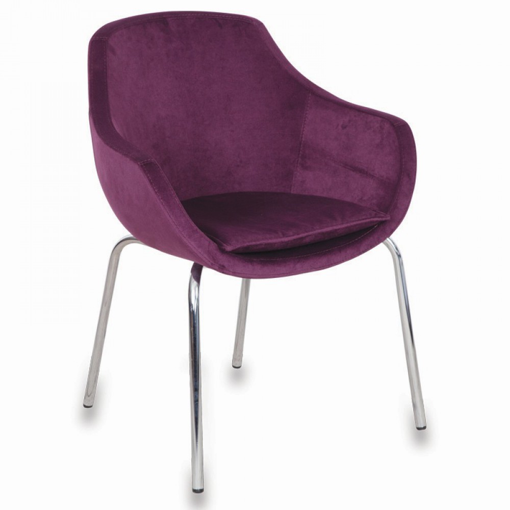 Milan Hartchrom Guest Chair