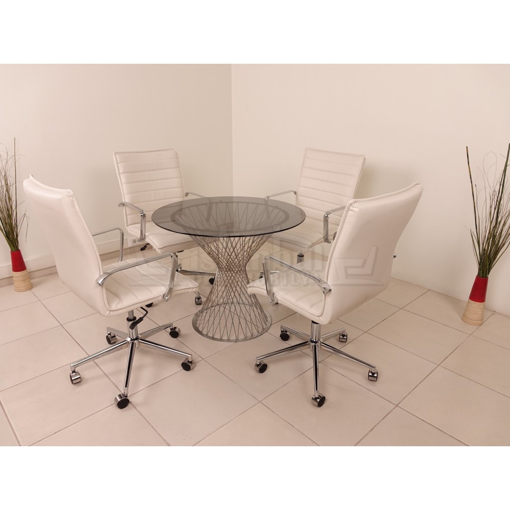 Glas Besprechungstisch Perla