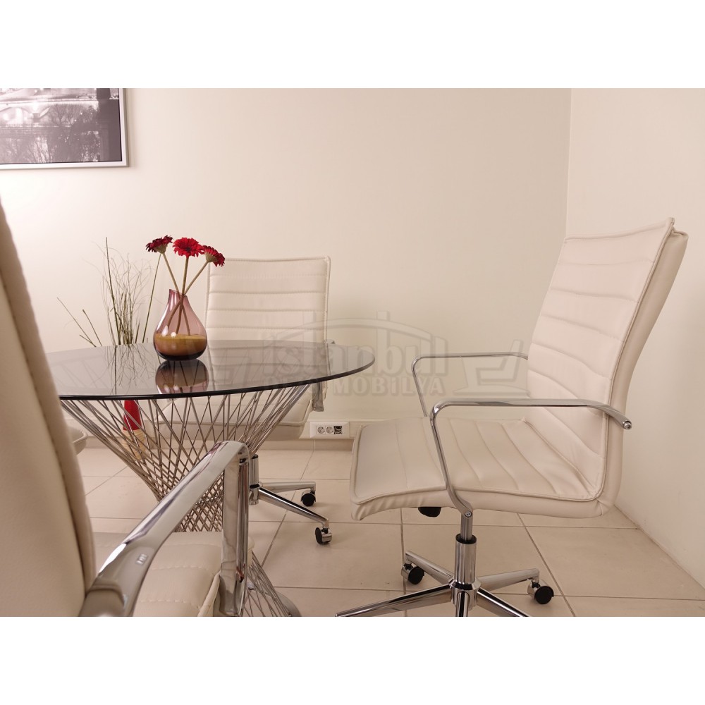 Glas Besprechungstisch Perla