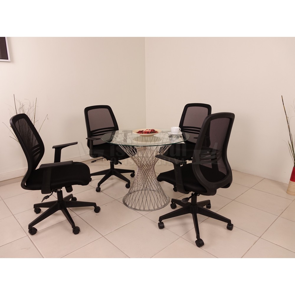 Glas Besprechungstisch Perla