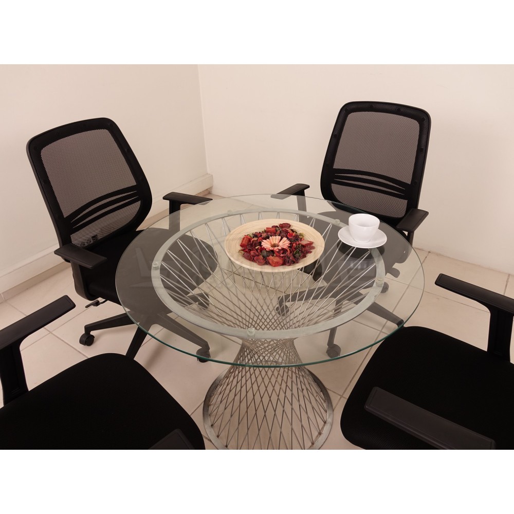 Glas Besprechungstisch Perla