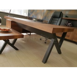 First Class Vorstand Regal Schrank Barock Anthrazit