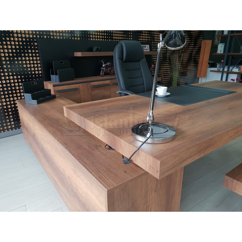 First Class Vorstand Regal Schrank Barock Anthrazit