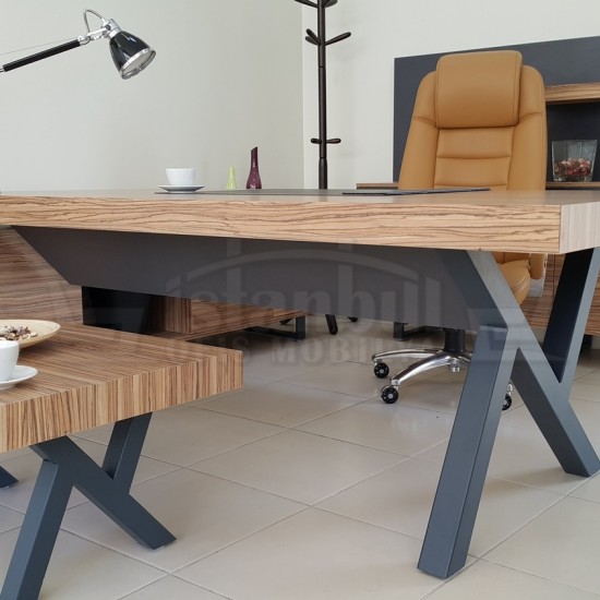 First Class Vorstand Regal Schrank Anthrazit Samba