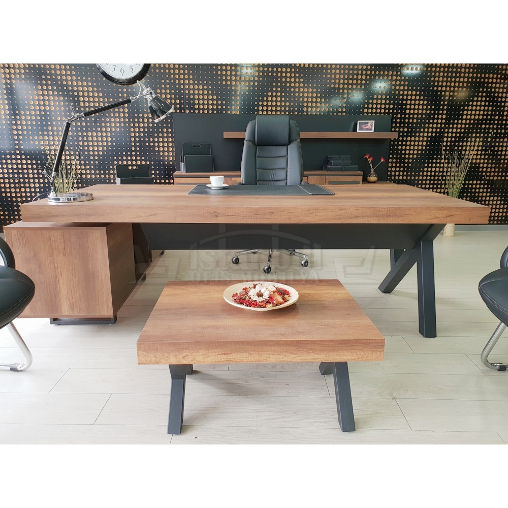 First Class Vorstand Regal Schrank Barock Anthrazit