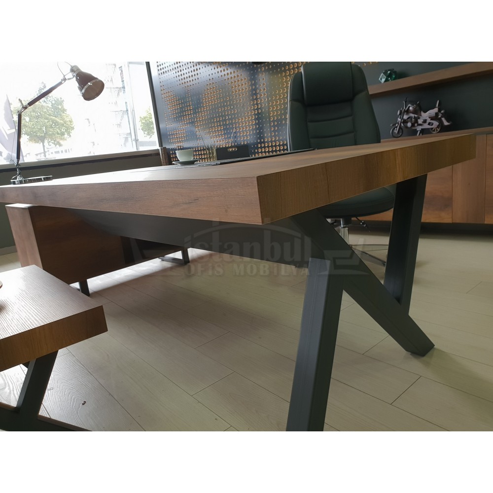 First Class Vorstand Regal Schrank Barock Anthrazit