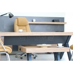 First Class Vorstand Regal Schrank Anthrazit Samba