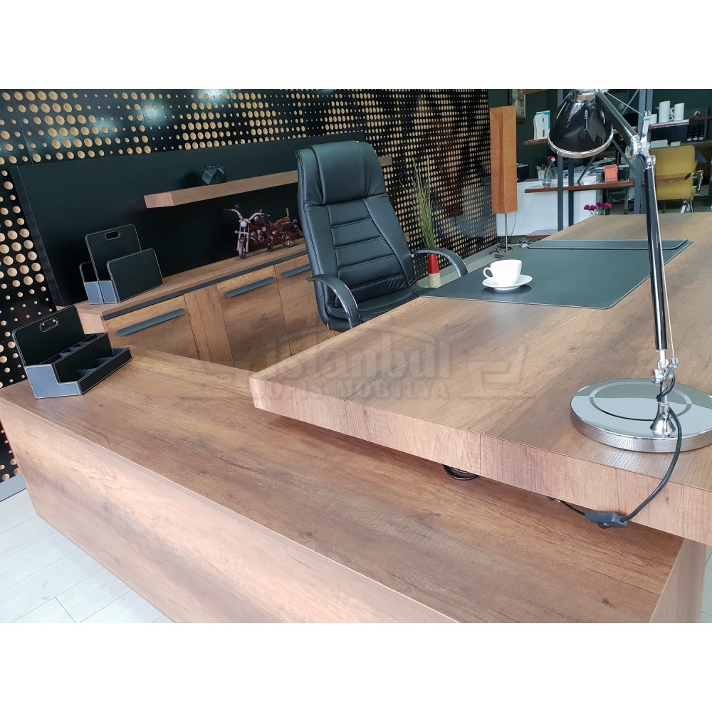 First Class Vorstand Regal Schrank Barock Anthrazit