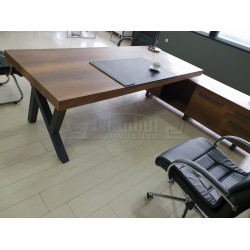 First Class Vorstand Regal Schrank Barock Anthrazit