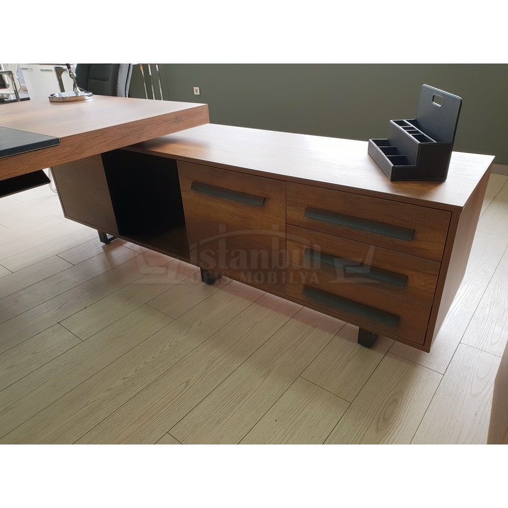 First Class Vorstand Regal Schrank Barock Anthrazit