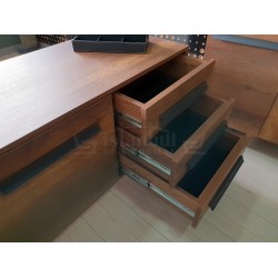 First Class Vorstand Regal Schrank Barock Anthrazit