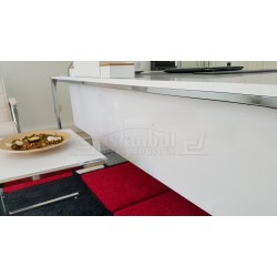 Apple Executive Tisch 190-90 Cm Hg. Weiß