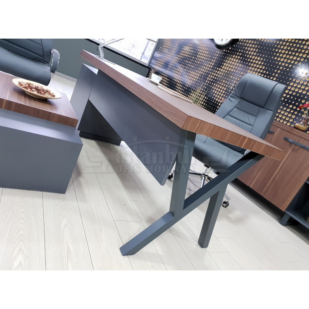 Canberra Vorstand Kommode Nussbaum Anthrazit