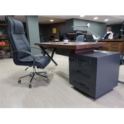 Canberra Vorstand Kommode Nussbaum Anthrazit