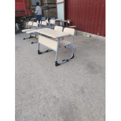 Doppel Schule-Schreibtisch