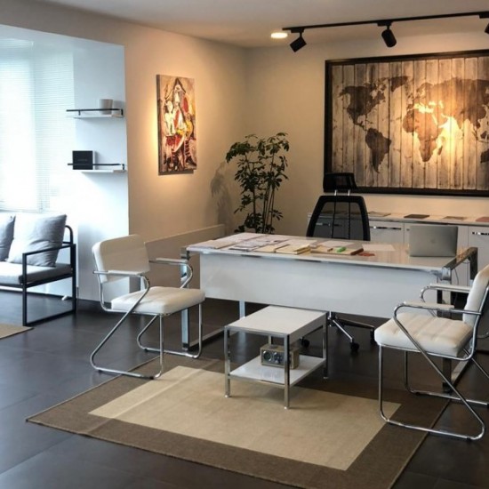 Apple-Istanbul-Büro-Schreibtisch Executive Office Hg. Weiß