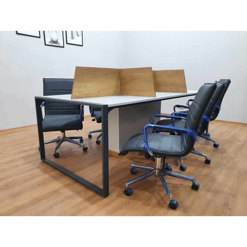 Apple Für Sechs Personen Multiple Workstation Schreibtisch