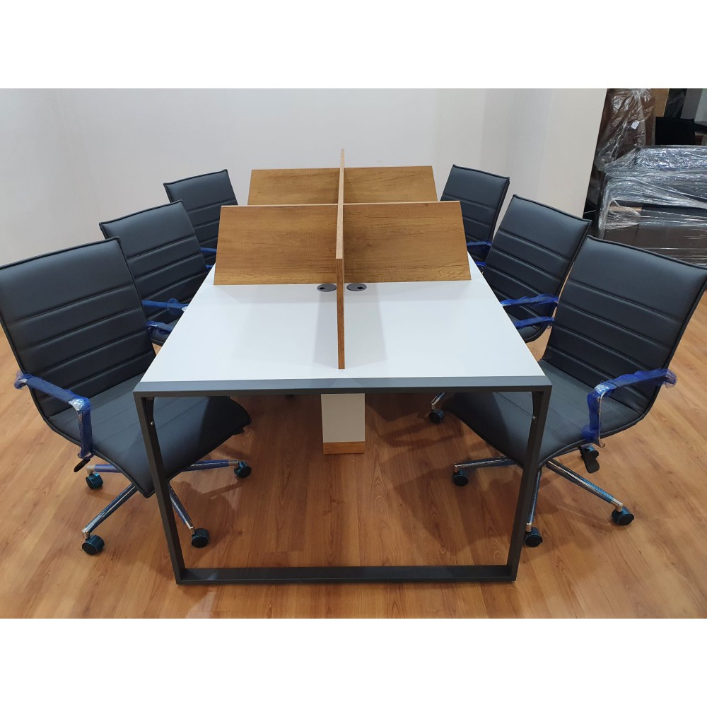 Apple Für Sechs Personen Multiple Workstation Schreibtisch