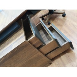 Büroberechtigungsteam Signature, Walnuss Und See, Minimale Maßnahme