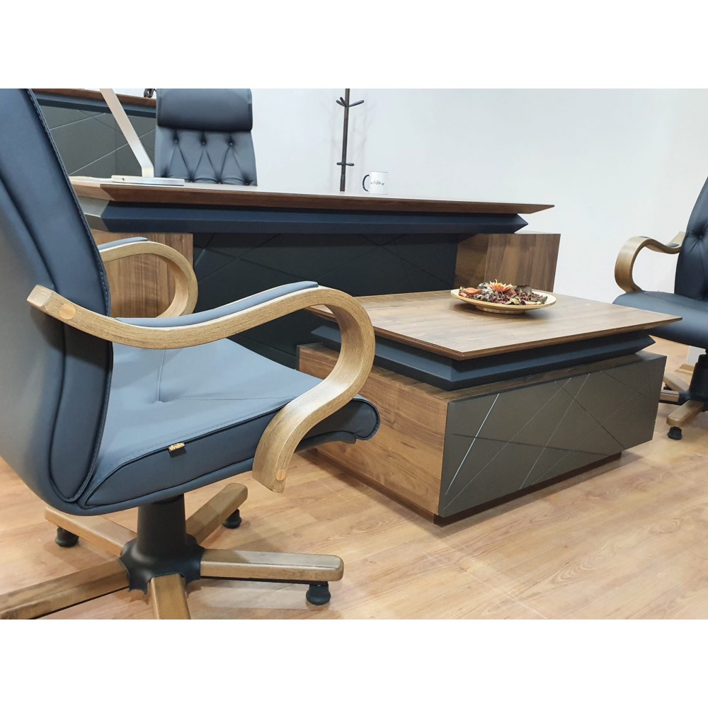 Büroberechtigungsteam Signature, Walnuss Und See, Minimale Maßnahme