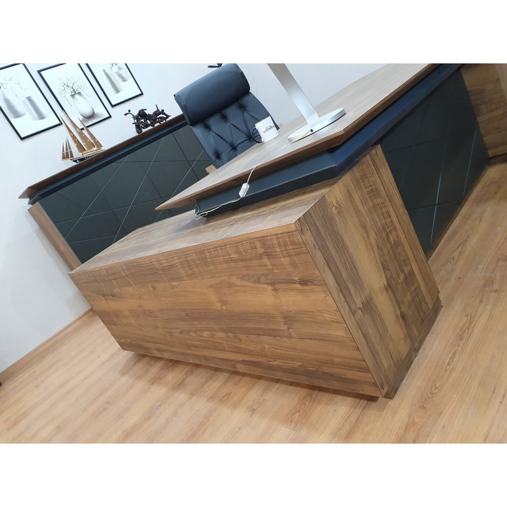 Büroberechtigungsteam Signature, Walnuss Und See, Minimale Maßnahme